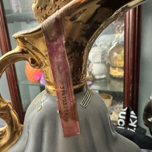 Gold and Gray Decorative Pitcher